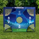 Hy-Pro Football Goal with Target Sheet UEFA Champions League Flexi Blue 3x4ft image 3