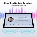 DOOGEE TAB A9+ 11-inch Tablet with Gemini AI， Android 15， 8580mAh & T7200 Octa-Core， 20GB+64GB/2TB LPDDR4X， 13MP+5MP， Widevine L1|Face ID|BT 5.0|5G WiFi|GPS|FM|OTG， GREY image 7