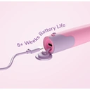 Squishmallows Electric Kids Toothbrush, Rechargeable, 3 Brushing Modes, Over 5 Weeks Battery Life, Extra Brush Head Included, Ages 4+, Patty image 4