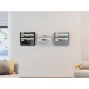 Senhoglb Porte-documents mural A4 à 3 niveaux, en maille métallique, assemblé, Noir, Offre annuelle, Sélection de cadeaux image 6
