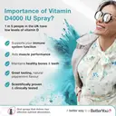 Better You Vitamin D3 Immune Support Oral Spray 4000IU Peppermint Flavour - 15ml image 2
