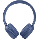 JBL Tune 510 BT, casque supra-auriculaire Bluetooth pliable, bleu, appels mains libres, autonomie 40 heures image 0