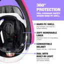 RoyalBaby Casque intégral de vélo - Rose image 3