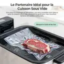 ATSHARK Sacs de Mise Sous Vide Prédécoupés, Lot de 50 (15 x 20 cm) – Sans BPA, Résistants et Renforcés, Idéaux pour la Conservation des Aliments et la Cuisson Sous Vide, VB1520 image 6