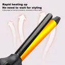Sunluxy 1097A Curling Tongs, Black 32mm Curling Iron with Digital Display, 4 Adjustable Heat Settings, Fast PTC Heating for Home Hair Styling, UK plug image 4