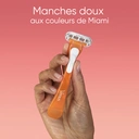 GILLETTE VENUS Smooth - Rasoirs Jetables Miami Sunset - Lot de 3 rasoirs image 1