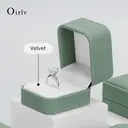 Oirlv Ring Box for Proposal Engagement Leather Jewelry Ring Gift Box 5.3*6*4.5cm 1pcs image 9