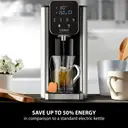 Caso Design HW 660 Turbo Hot Water Dispenser with Water Filter, 2.7L Instant Water Boiler, Hot Water Kettle - 1879 image 4