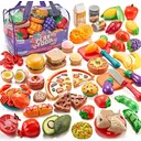81-Piece Cutting Play Set with Storage Bag image 0