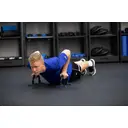 Support de barre de pompes avec structure solide antidérapante, portable pour l'entraînement fitness à domicile, poignées de barres de pompes pour les exercices au sol. image 2