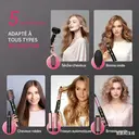 Nicebay Sèche-cheveux à brosse sans balais 110 000 tr/min, 5 fonctions multi-styler pour séchage rapide, bouclage, volume et lissage, brosse soufflante à haute vitesse pour tous les types de cheveux image 7