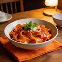 Tian Xiao Hua Juicy Wide Glass Noodles, Red Oil Flavor, 271g image 2