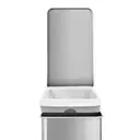 Simplehuman 10L Profile Pedal Bin, Brushed Stainless Steel image 4
