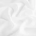 PONY DANCE Sheer Linen Look Curtains with Eyelet, 2 Panels W140 x L175 cm(W55 x L69 inch), White image 4