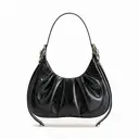 JW PEI Le sac à main hobo en denim froncé Gabbi - Noir image 3