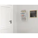 Senhoglb Porte-documents mural en maille, format A4, 6 niveaux, blanc, offre spéciale Nouvel An, idées cadeaux top image 5