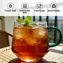 Ju7cer Tasse en verre 280 ml  - Vert image 4