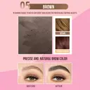 MISSLYN Crayon à sourcils - Teinte 5 Marron - Cadeau de la Fête des Mères image 6