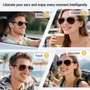 Verbex A01-G5 Smart Glasses: Translates 125 Languages, Records Video, Takes Photos, Voice Wake-up, Plays Music, Answers Phone Calls, Weather Forecast, ChatGPT image 9