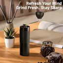 STARESSO Manual Coffee Grinder Capacity 20g with CNC Stainless Steel Tapered Burr - Internal Adjustable Setting, Double Bearing Positioning, French Press Coffee for Hand Grinder Gift, D6 PLUS image 7