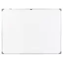 Deli Premium Tableau blanc magnétique avec cadre argenté - 1200 x 1800 mm image 2