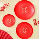 BJ 4-Piece Set of Small-sized Festive Candy Trays with Auspicious Meanings image 2