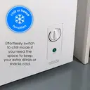 abode A99CF0E1W 99L Chest Freezer - White image 2