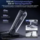 JONR H2 aspirateur eau et poussière, 20000 Pa, conception innovante sans odeur. | Réservoir d'eau de 1500 ml, position à plat à 180° (puissance d'aspiration et performance d'eau non réduites), adapté pour cuisine, chambre et salon image 5