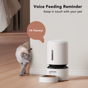 Petlibro Granary Smart Feeder - 5L， White， Automatic Feeding， App & WiFi Control， Suitable for Dogs and Cats， Portion Adjustable， Plug-In Power Supply Required image 6