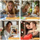 JU7CER 5D Full Round Drill Diamond Painting Kit - Black Cat | Adult Fun Animal Crystal Art | Home Wall Decor & Gift 12×16 Inches (30×40cm) image 8