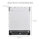 Haden HID60W 60cm Fully Integrated Dishwasher 12 Place Settings - E Rated image 3