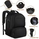 17Inch Insulated Cooler Lunch Backpack For Men With USB Charging Port， Water Resistant Laptop Backpack image 5