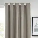 Furn Eyelet Curtains Dawn Blackout Grey W:229xL:183cm image 2