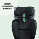 My Babiie MBCS23 High-Back Booster R129 Car Seat with ISOFIX - Quilted Black image 3