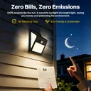 VIVREAL Solar Outdoor Security Wall Lights 4-Pack 140 LEDs Motion Sensor Lights 270ºWide Angle Waterproof Solar Powered Durable Wall Lights Outside 3 Modes for Garden Fence Door Yard Garage Pathway, New Year Sale , Top gift picks image 3