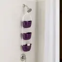 Essentials by Premier 3 Tier Purple Shower Caddy image 1