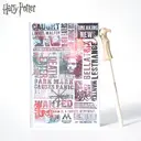 Lot de 2 Carnets Thème Journal des Forces du Mal Harry Potter & Stylo Baguette de Lord Voldemort – Collection Officielle Wizarding World Papeterie Exclusive Cadeau image 2