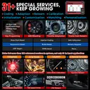 LAUNCH X431 CRP919E BT Car Diagnostic Tool OBD2 Scanner DBScar VII VCI Auto with Active Test ECU Coding CANFD DOIP 31+ Reset image 6