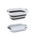 JORDAN&JUDY 40L Foldable Storage Basket with Dual Handles, Solid Design, Space-Saving image 0