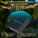 VIVREAL Lot de 2 guirlandes lumineuses solaires en cuivre – 12 m (39,4 pieds), 120 LED blanc chaud, guirlande de fées étanche pour l’extérieur, jardin, balcon et décoration festive, offre spéciale Nouvel An, idées cadeaux phares image 7