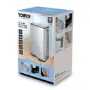 Tower Recycling Pedal Bin With Two Compartments, 60 L, Stainless Steel image 5