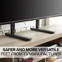 Sanus Universal TV Feet for 32"-77" TVs image 5