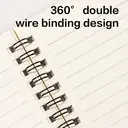 Deli Spiral Notebook, Minimalist Design in 4 Colors, 1-Pack for Office, School, and Personal Journaling,1pack image 2