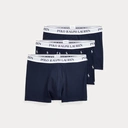 Ralph Lauren Classic Stretch-Cotton Trunk 3-Pack - Navy/Navy Aopp/Navy image 0