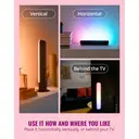 WIZ Smart Light Bars LED Black 30cm 2pcs image 4