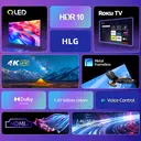 CHiQ U43QP9K(U43QP9KF) 4K Smart QLED Roku TV HDR10 HLG, Dolby Audio, Works with Alexa, DVB-T2/T/C, Support Apple Air-Play, Prime Video, HDMI2.1, USB2.0 image 8