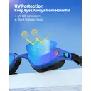 OutdoorMaster Goby Lunettes de natation adulte - Bleu image 5