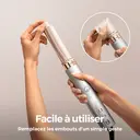 Lecomely Brosse coiffante à air 5 en 1 avec fonctions de bouclage et séchage automatiques, sèche-cheveux léger haute vitesse à air enveloppant avec technologie à ions négatifs anti-frisottis et coiffures longue tenue image 4