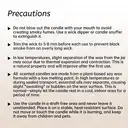 Zooly Bougie parfumée transparente senteur ébène fumé - 140 g image 6