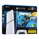 Sony Console PlayStation 5 Slim Numérique avec Manette PS5 sans fil Dualsense - Blanc - Limited Edition Fortnite Flowering Chaos - Version EU image 0